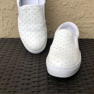 Star slip on sneakers